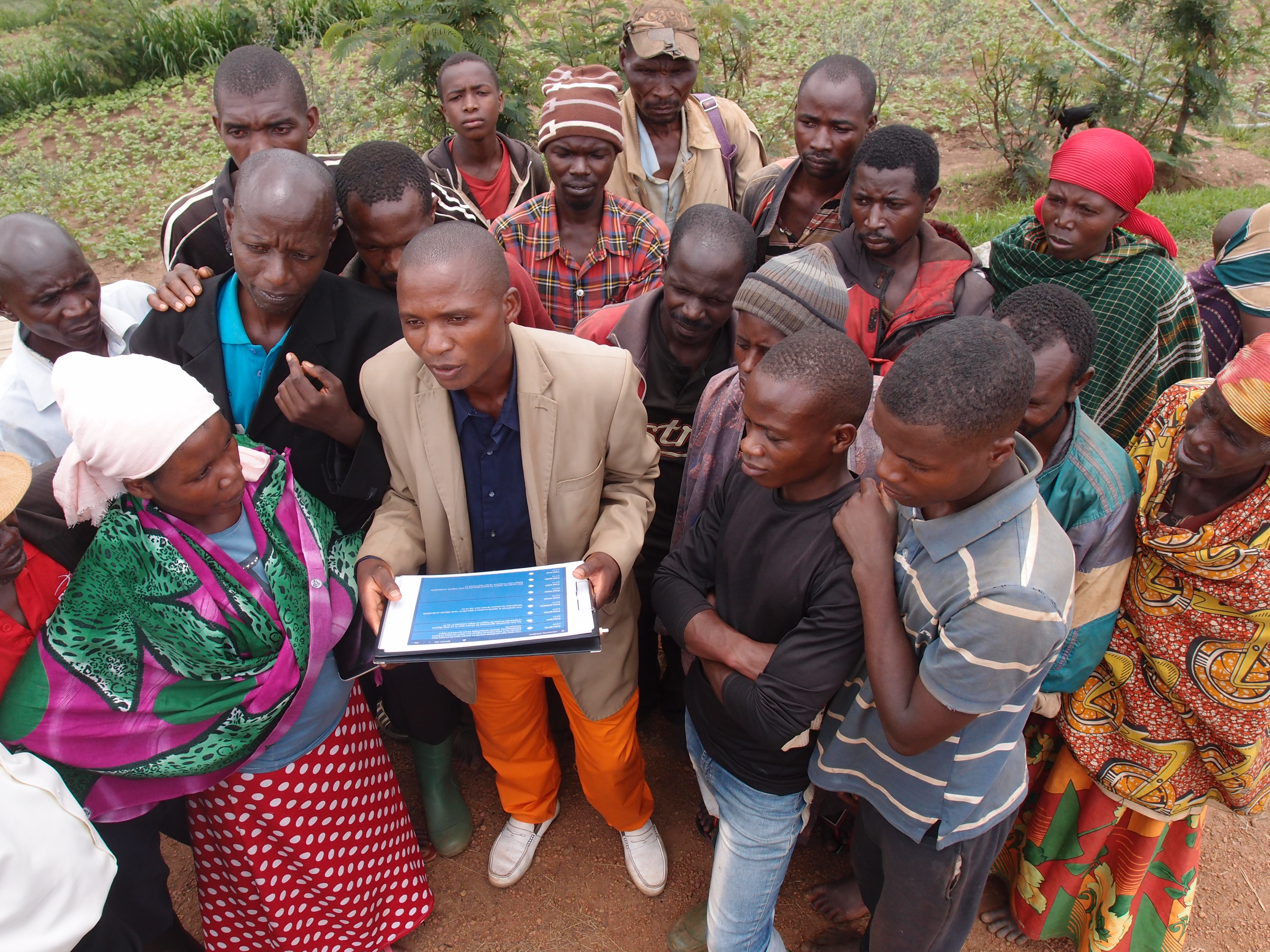 GAP4A digitising agriculture in Burundi ©Auxfin Burundi